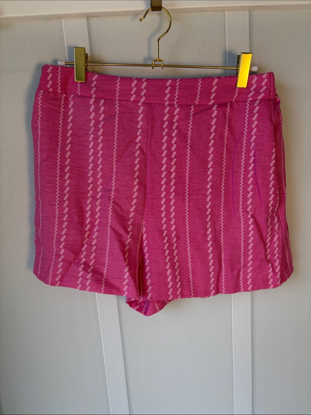SHEIN Pink Patterned Skort